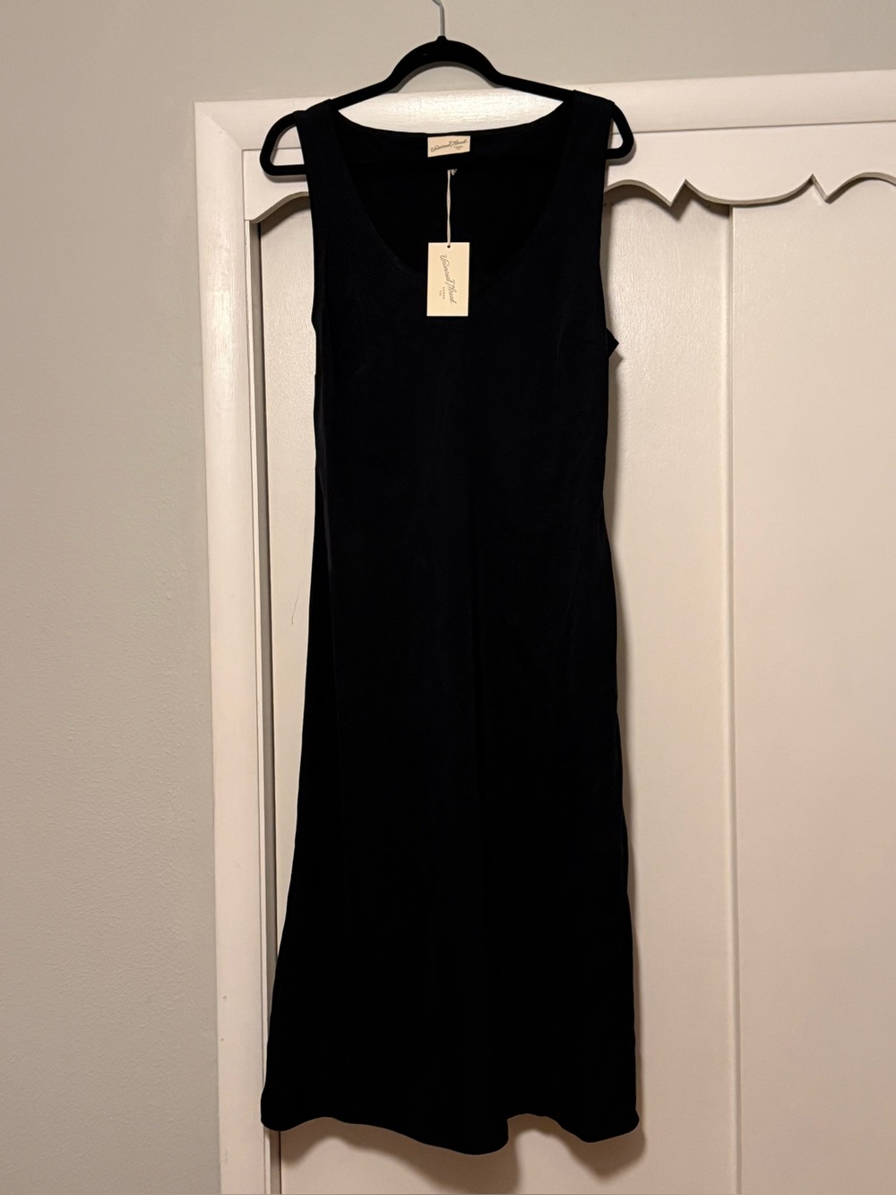 Classic Women's Black Tank Midi Dress - new
